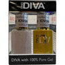 DND Diva Duo Gel - #060 - Timeless Tea / Soak-Off Gel Polish 0.5 oz. + Nail Lacquer 0.5 oz.
