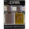 DND Diva Duo Gel - #063 - Shortbread / Soak-Off Gel Polish 0.5 oz. + Nail Lacquer 0.5 oz.