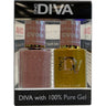 DND Diva Duo Gel - #066 - Texas Rose / Soak-Off Gel Polish 0.5 oz. + Nail Lacquer 0.5 oz.