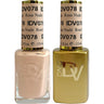 DND Diva Duo Gel - #078 - Rose Nude / Soak-Off Gel Polish 0.5 oz. + Nail Lacquer 0.5 oz.