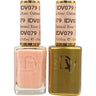 DND Diva Duo Gel - #079 - Oatmeal Rose / Soak-Off Gel Polish 0.5 oz. + Nail Lacquer 0.5 oz.