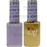 DND Diva Duo Gel - #102 - Off The Grid / Soak-Off Gel Polish 0.5 oz. + Nail Lacquer 0.5 oz.
