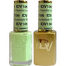 DND Diva Duo Gel - #106 - Pistachio Lemonade / Soak-Off Gel Polish 0.5 oz. + Nail Lacquer 0.5 oz.
