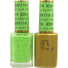 DND Diva Duo Gel - #119 - Voo -Dew Green / Soak-Off Gel Polish 0.5 oz. + Nail Lacquer 0.5 oz.