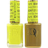 DND Diva Duo Gel - #121 - Sunny Side Up / Soak-Off Gel Polish 0.5 oz. + Nail Lacquer 0.5 oz.
