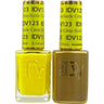 DND Diva Duo Gel - #123 - Citrus Sizzle / Soak-Off Gel Polish 0.5 oz. + Nail Lacquer 0.5 oz.