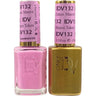DND Diva Duo Gel - #132 - Mauve Token / Soak-Off Gel Polish 0.5 oz. + Nail Lacquer 0.5 oz.