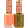 DND Diva Duo Gel - #144 - Zesty Sunrise / Soak-Off Gel Polish 0.5 oz. + Nail Lacquer 0.5 oz.