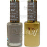 DND Diva Duo Gel - #150 - Overcast / Soak-Off Gel Polish 0.5 oz. + Nail Lacquer 0.5 oz.