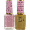 DND Diva Duo Gel - #152 - Misty Pink / Soak-Off Gel Polish 0.5 oz. + Nail Lacquer 0.5 oz.