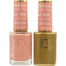 DND Diva Duo Gel - #164 - Peach Waffle / Soak-Off Gel Polish 0.5 oz. + Nail Lacquer 0.5 oz.