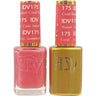 DND Diva Duo Gel - #175 - Coral Sunset / Soak-Off Gel Polish 0.5 oz. + Nail Lacquer 0.5 oz.