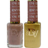 DND Diva Duo Gel - #176 - Nude Leather / Soak-Off Gel Polish 0.5 oz. + Nail Lacquer 0.5 oz.