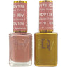 DND Diva Duo Gel - #178 - Fawn Over Me / Soak-Off Gel Polish 0.5 oz. + Nail Lacquer 0.5 oz.