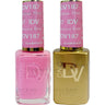 DND Diva Duo Gel - #187 - Princesa Rosa / Soak-Off Gel Polish 0.5 oz. + Nail Lacquer 0.5 oz.