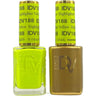 DND Diva Duo Gel - #188 - Highlighter Yellow / Soak-Off Gel Polish 0.5 oz. + Nail Lacquer 0.5 oz.