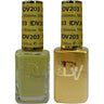 DND Diva Duo Gel - #203 - Mimosa / Soak-Off Gel Polish 0.5 oz. + Nail Lacquer 0.5 oz.