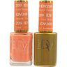 DND Diva Duo Gel - #209 - Coral Breeze / Soak-Off Gel Polish 0.5 oz. + Nail Lacquer 0.5 oz.