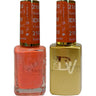 DND Diva Duo Gel - #210 - Sunkissed Coral / Soak-Off Gel Polish 0.5 oz. + Nail Lacquer 0.5 oz.