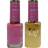 DND Diva Duo Gel - #211 - What A Tease / Soak-Off Gel Polish 0.5 oz. + Nail Lacquer 0.5 oz.