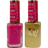 DND Diva Duo Gel - #216 - Tropic Like It's Hot / Soak-Off Gel Polish 0.5 oz. + Nail Lacquer 0.5 oz.