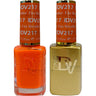 DND Diva Duo Gel - #217 - Fire Breather / Soak-Off Gel Polish 0.5 oz. + Nail Lacquer 0.5 oz.