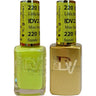 DND Diva Duo Gel - #220 - Little Miss Sunshine / Soak-Off Gel Polish 0.5 oz. + Nail Lacquer 0.5 oz.
