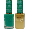 DND Diva Duo Gel - #221 - Aloha / Soak-Off Gel Polish 0.5 oz. + Nail Lacquer 0.5 oz.
