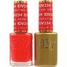 DND Diva Duo Gel - #234 - Jellyfish Candy / Soak-Off Gel Polish 0.5 oz. + Nail Lacquer 0.5 oz.