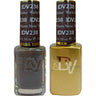 DND Diva Duo Gel - #238 - Warm Stone / Soak-Off Gel Polish 0.5 oz. + Nail Lacquer 0.5 oz.