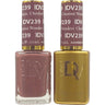 DND Diva Duo Gel - #239 - Chestnut Wonders / Soak-Off Gel Polish 0.5 oz. + Nail Lacquer 0.5 oz.