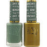 DND Diva Duo Gel - #241 - Wild Sage / Soak-Off Gel Polish 0.5 oz. + Nail Lacquer 0.5 oz.