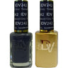 DND Diva Duo Gel - #242 - Natural Gray / Soak-Off Gel Polish 0.5 oz. + Nail Lacquer 0.5 oz.