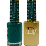 DND Diva Duo Gel - #243 - Imperial Jade / Soak-Off Gel Polish 0.5 oz. + Nail Lacquer 0.5 oz.