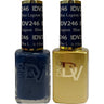 DND Diva Duo Gel - #246 - Blue Lagoon / Soak-Off Gel Polish 0.5 oz. + Nail Lacquer 0.5 oz.