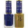 DND Diva Duo Gel - #247 - Jelly Marine / Soak-Off Gel Polish 0.5 oz. + Nail Lacquer 0.5 oz.