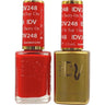 DND Diva Duo Gel - #248 - Cherry On Top / Soak-Off Gel Polish 0.5 oz. + Nail Lacquer 0.5 oz.