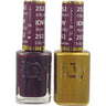 DND Diva Duo Gel - #252 - Silky Beets / Soak-Off Gel Polish 0.5 oz. + Nail Lacquer 0.5 oz.