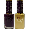 DND Diva Duo Gel - #253 - Gothic Grape / Soak-Off Gel Polish 0.5 oz. + Nail Lacquer 0.5 oz.