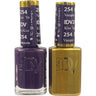 DND Diva Duo Gel - #254 - Vampire's Kiss / Soak-Off Gel Polish 0.5 oz. + Nail Lacquer 0.5 oz.