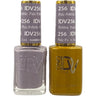 DND Diva Duo Gel - #256 - Pale Pebble / Soak-Off Gel Polish 0.5 oz. + Nail Lacquer 0.5 oz.