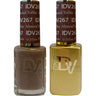 DND Diva Duo Gel - #267 - Almond Toffee / Soak-Off Gel Polish 0.5 oz. + Nail Lacquer 0.5 oz.