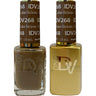 DND Diva Duo Gel - #268 - Cedar -Licious / Soak-Off Gel Polish 0.5 oz. + Nail Lacquer 0.5 oz.