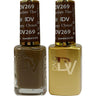 DND Diva Duo Gel - #269 - Chocolate Therapy / Soak-Off Gel Polish 0.5 oz. + Nail Lacquer 0.5 oz.