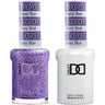 DND Duo - #404 Lavender Daisy Star / Soak-Off Gel Polish 0.5 oz. + Nail Lacquer 0.5 oz.