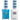 DND Duo - #406 Frozen Wave / Soak-Off Gel Polish 0.5 oz. + Nail Lacquer 0.5 oz.