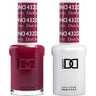 DND Duo - #432 Dark Scarlet / Soak-Off Gel Polish 0.5 oz. + Nail Lacquer 0.5 oz.