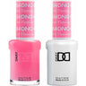 DND Duo - #454 Fiery Flamingo / Soak-Off Gel Polish 0.5 oz. + Nail Lacquer 0.5 oz.