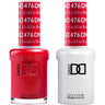DND Duo - #476 Gold In Red / Soak-Off Gel Polish 0.5 oz. + Nail Lacquer 0.5 oz.