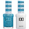 DND Duo - #515 Tropical Waterfall / Soak-Off Gel Polish 0.5 oz. + Nail Lacquer 0.5 oz.